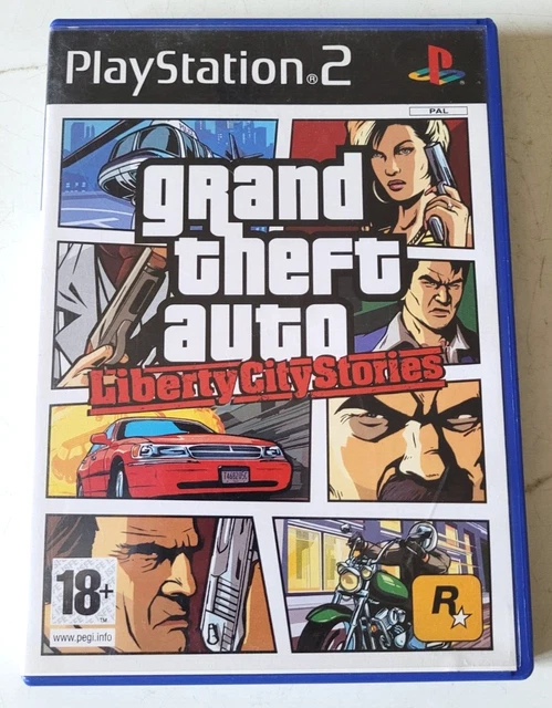 Jeu GTA Liberty City Stories PS2 - Version PAL Française, Très Bon état, Boîte Et Manuel