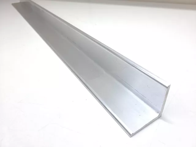6061 Aluminum Angle, 2.5" x 2.5" x 36", 1/4" Thick Walls, Solid Stock, Bracket