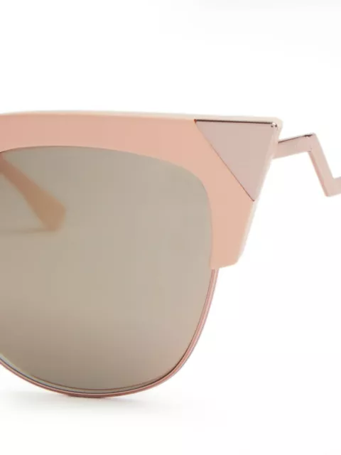 FENDI Iridia Mirrored Cat-Eye Pink 54mm Sunglasses S3806 3