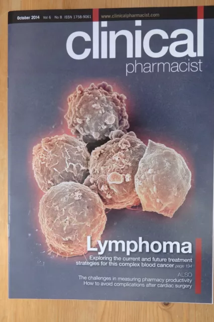 Clinical Pharmacist Magazine, Vol.6, No.8, October 2014, Lymphoma treatment