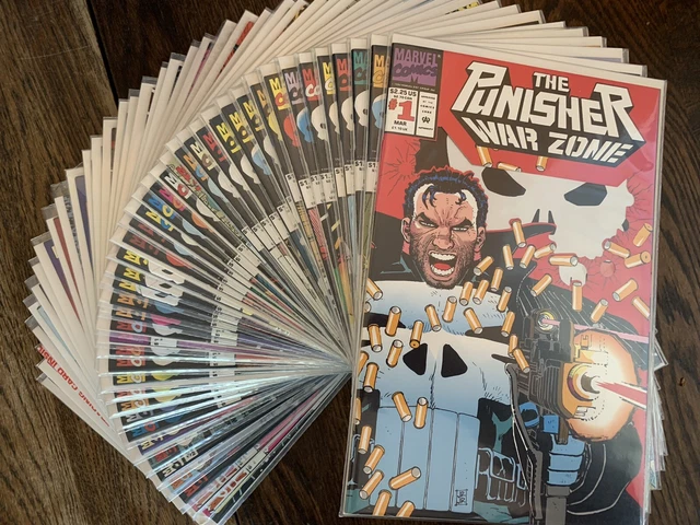 NM+ Avg The Punisher War Zone #1-41, Annual #1-2 1992 Marvel FULL Set Coming mcu