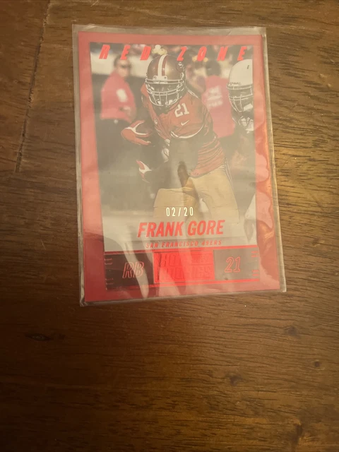 2014 Panini Hot Rookies - Red Zone #277 Frank Gore /20