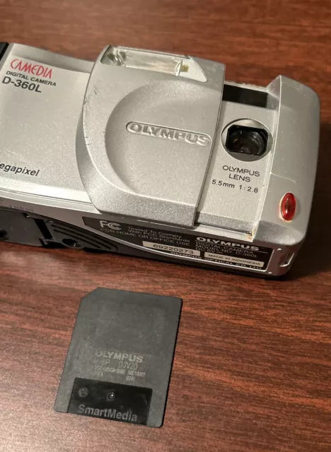 Olympus CAMEDIA D-360L 1.3 Megapixel Digital Camera - Silver