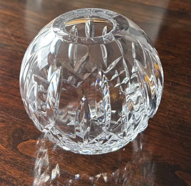 Vintage Waterford Crystal “Lismore” Pattern 3” Inch Rose Bowl Made in Ireland