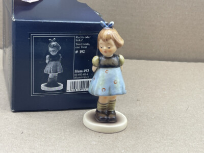 Très Bon État 1 Wahl 10,7 Cm Hummel Hummel Figurine 493 à Droite Ou à Gauche 