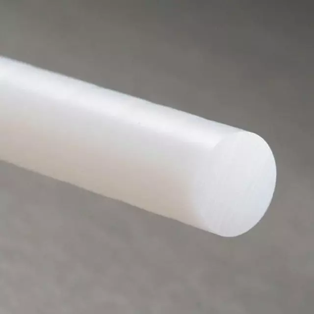 Diameter 30mm ±5% Length 13 inch UHMW PE Plastic Rod Natural White