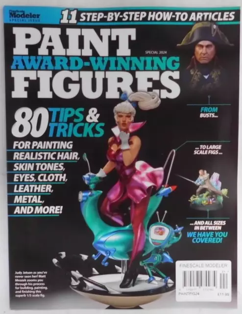 Fine Scale Modeler magazine Paint Award-Winning figures 2024. 80 tips & tricks