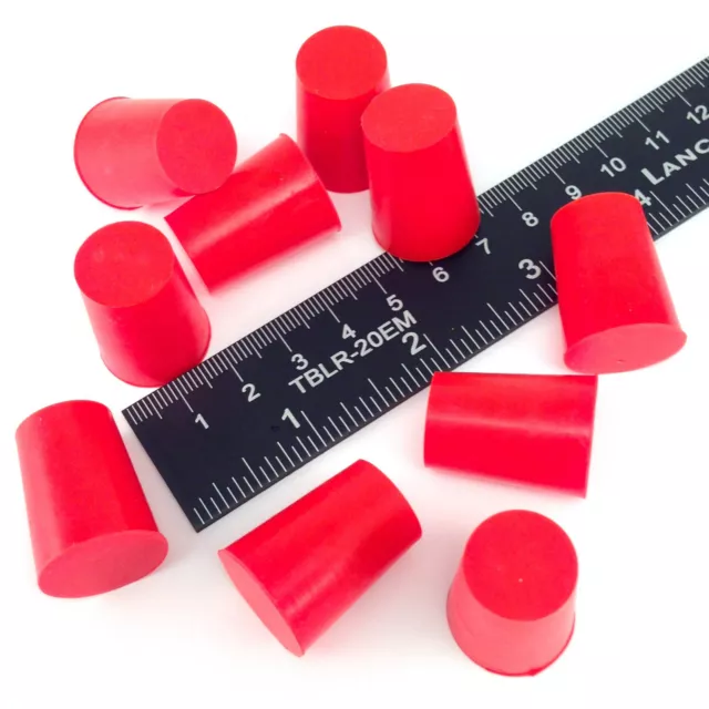 High Temp Masking Supply .625" x .781" STP2 Silicone Rubber Plugs - 25 Pack