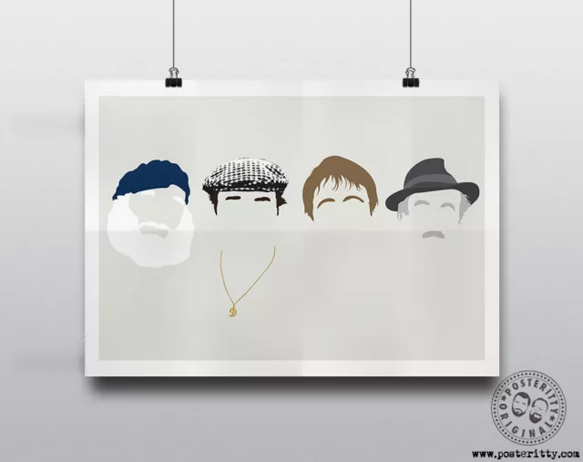 ONLY FOOLS & HORSES Minimalist Comedy Heads Minimal Movie Poster Posteritty Hair