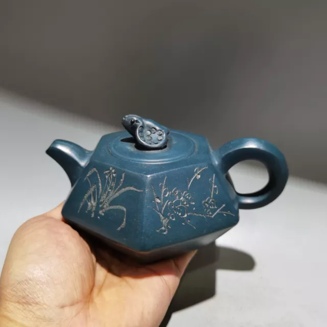 vintage chinese yixing purple clay teapot zisha ceremony exquisite teaware art