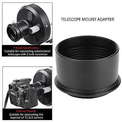 Adaptador de cámara de hilo 2 a T2 M42*0,75 para ocular telescópico