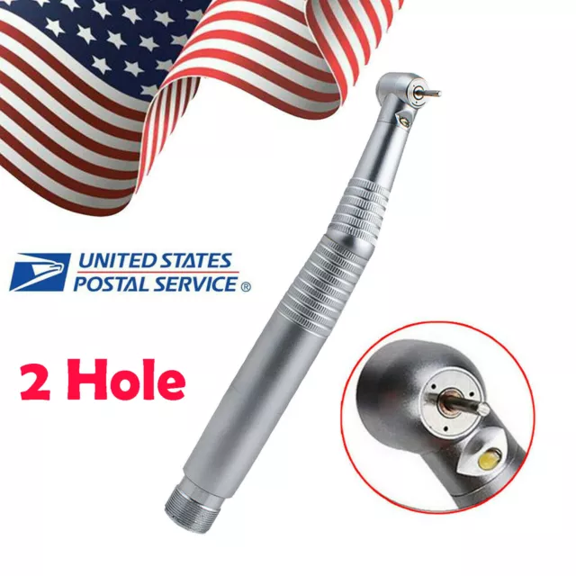 Self-suffcient LED Fiber Dental E-generator High Speed Handpiece Turbine 2Holes