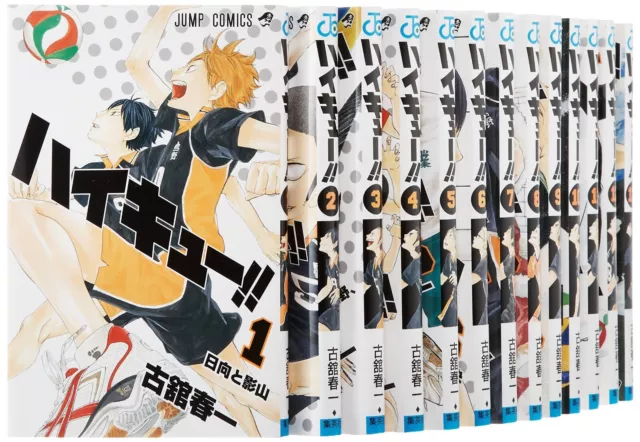 Haikyuu!! Vol. 1-45 Comics Manga Complete Set Shonen Jump Japanese Ver. Used JPN