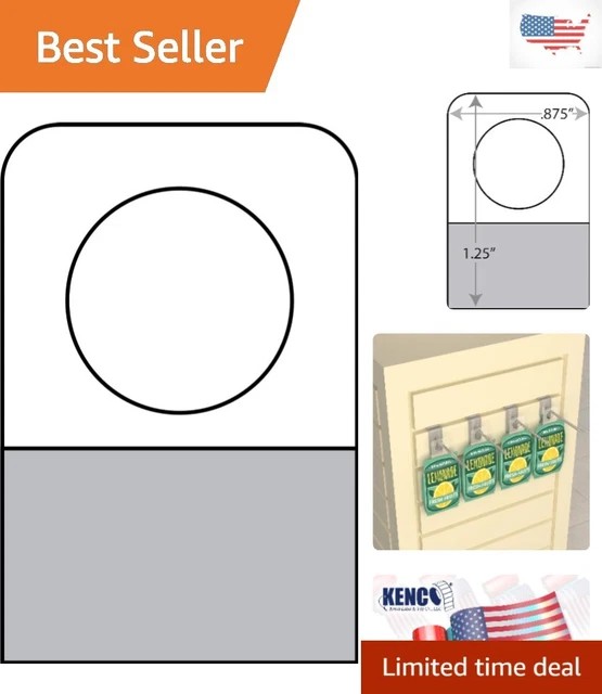 Heavy-Duty Hang Tabs - Clear - Strong & Durable - Superior Quick Application