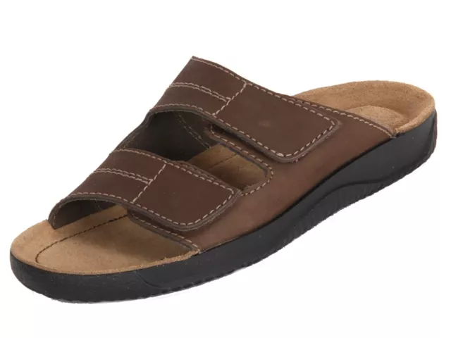 Rohde Soltau 1987 Sabots Homme Mules Sandales Chaussons Confort Braun