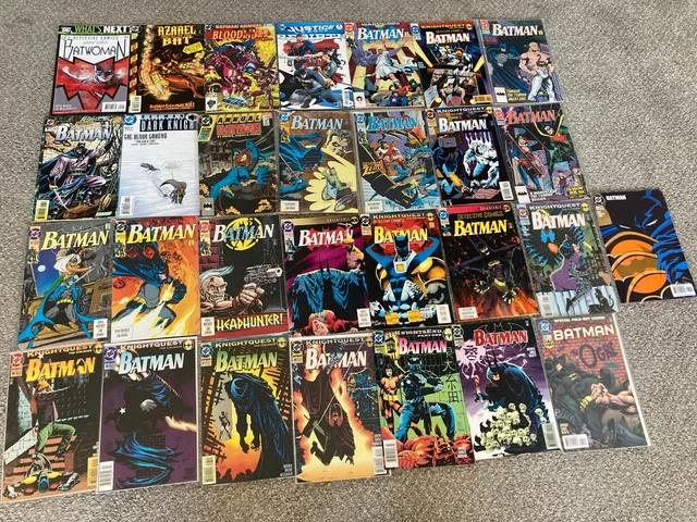Batman comic lot of 30 Annual Knight Fall Detective comics run set loose dark