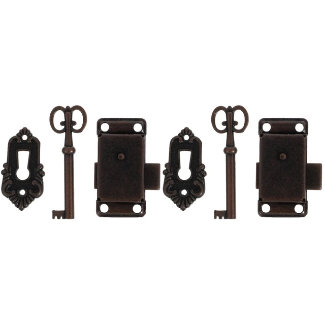 SERRATURE PER PORTA Armadio Chiave Scatola Per Gioielli Cassetto - 5