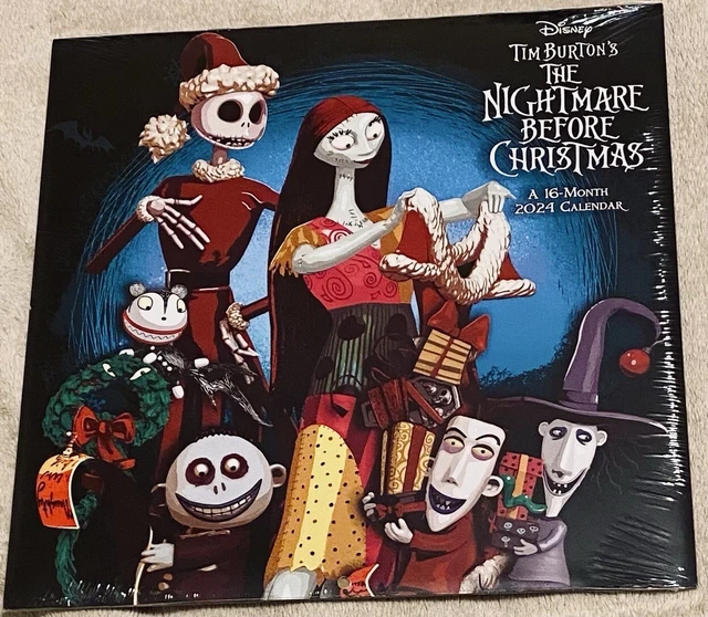 DISNEY TIM BURTONS The Nightmare Before Christmas 2025 12 x 12 Wall