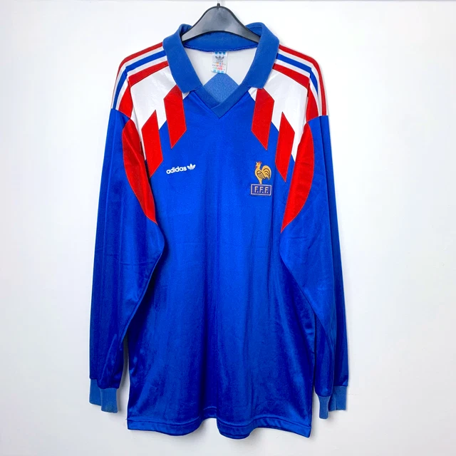 Maillot De Foot Retro Equipe De France 1990 1991