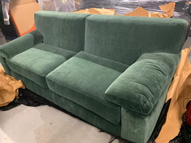EJ Victor - Green Polyester Batting Couch