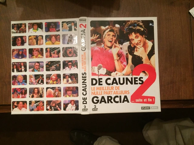 DVD HUMOUR DE CAUNES & GARCIA meilleur nulle part ailleurs 2 dvd + 6 cp