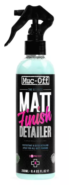 MUC-OFF Spray protector y limpiador de superficies MATT FINISH DETAILER 250 ML