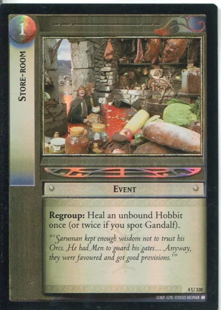 Lord Of The Rings CCG Foil Card TTT 4.U320 Store Room