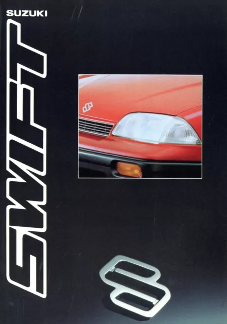 Suzuki Swift Prospekt 1991 12/91 GB brochure prospectus catalogue catalogus