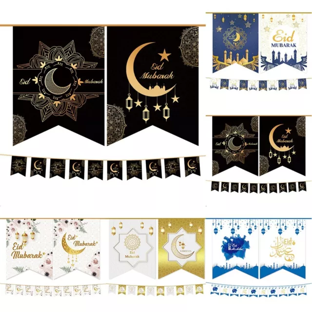Beautiful Ramadan Bunting Banner for Party Decor High Quality Material