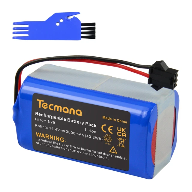 14.4V 3AH Batteria Per Ecovacs Deebot N79 N79S DN622 Eufy RoboVac