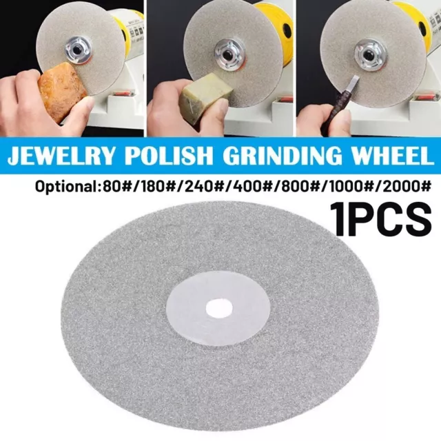 Top Quality 4 Diamond Grinding Wheel for Lapidary Polishing 80 2000# Grit