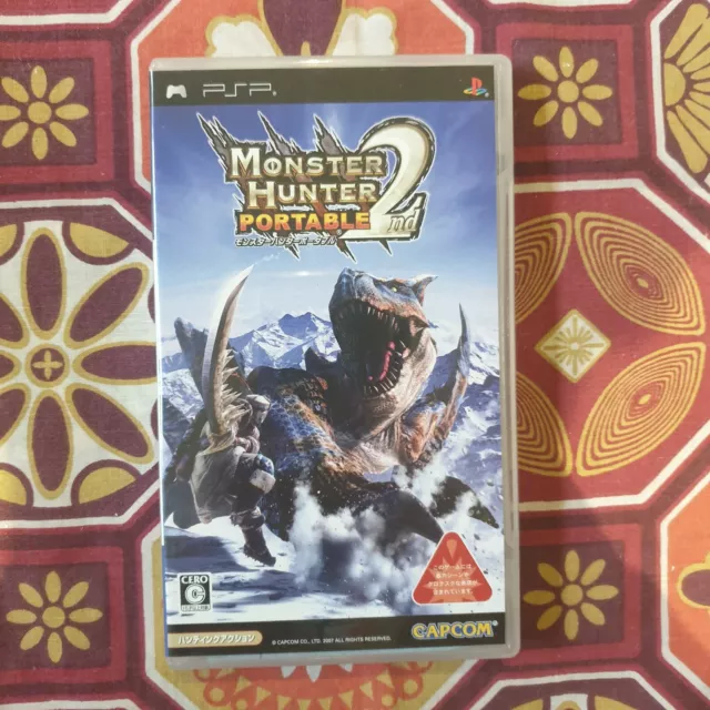 Monster Hunter Portable 2nd (Sony PSP) Japanese Complete with Manual
