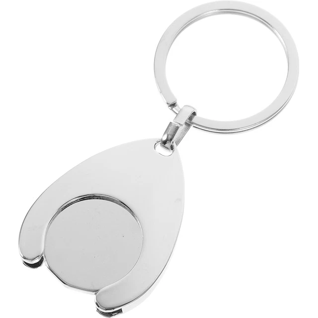 Jeton porte-clés Portable chariot suspendu porte-clés panier pièce jeton