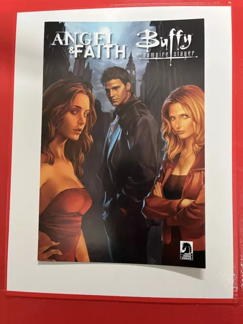 SDCC Buffy The Vampire Slayer Angel & Faith Buffy Paper Doll Promo Dark Horse |