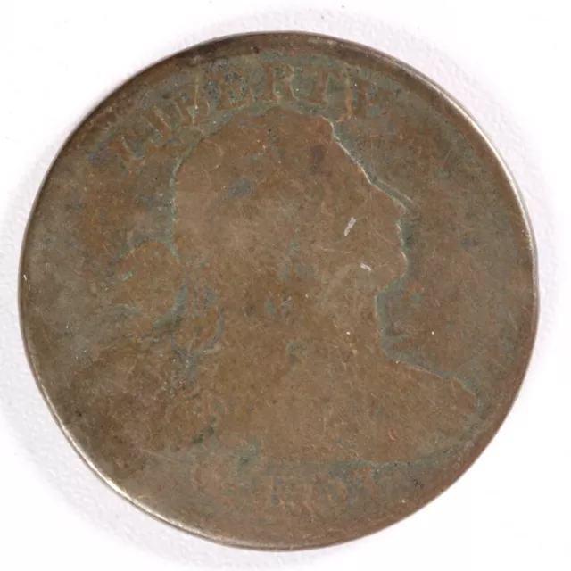 1803 Draped Bust Large Cent Small Date Large Fraction - G