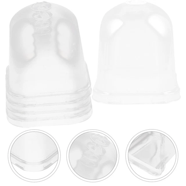 5pcs flowerpot dome schutzpflanzer deckung transparent garten dome sticky