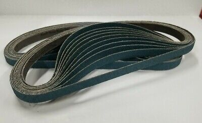 1/2" × 24" 60 Grit, Z/A Air File Sanding Belts, 20 Pack. "Made in USA"