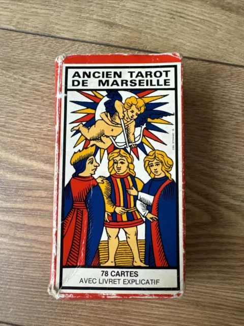 TAROT OF MARSEILLES Grimaud 1977 VTG Tarot Card Deck Made in France £69 ...