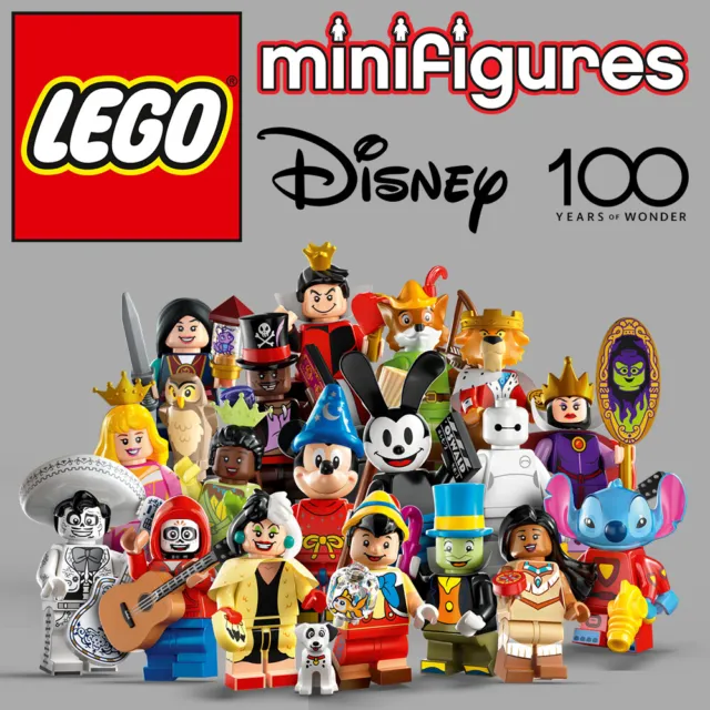 LEGO Figurine Minifigure Serie Disney 100 ans - 71038 - Choose Minifig, Au  Choix