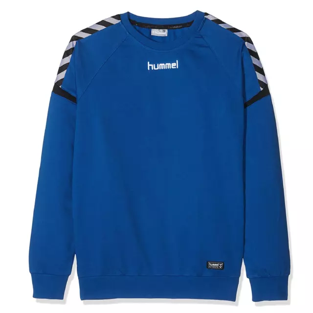 Hummel Auth. Authentic Charge Cotton Sweatshirt Pullover Pulli blau 103709 7045