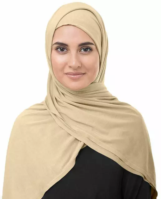 Indiano Donna Viscosa Hijab Marrone Taglia Unica Davide Tessuto Stola & Niquabs