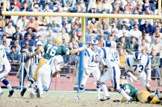 Roman Gabriel LOS ANGELES RAMS NFL Football Original 35mm Photo Slide