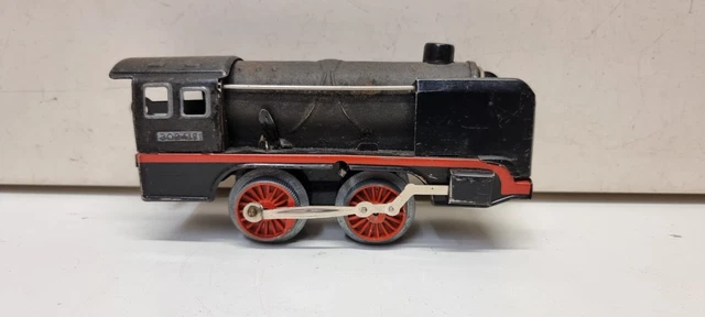Locomotive Mécanique En Tôle BING O Germany – 1925, 34cm (À Réviser, état De Jeu)
