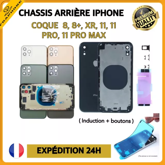 Chassis arrière  remplacement pour iPhone 8 PLUS X XR XS 11 PRO MAX