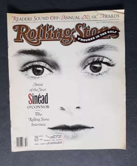 Rolling Stone Magazine Issue 599 March 7,1991 Sinead O'Connor Readers Poll