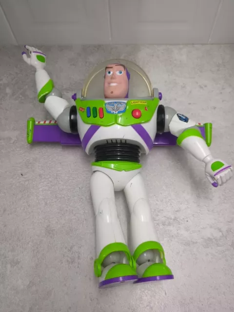 Toy Story Buzz Lightyear Interactive Talking Action Figure 12" Disney Store.