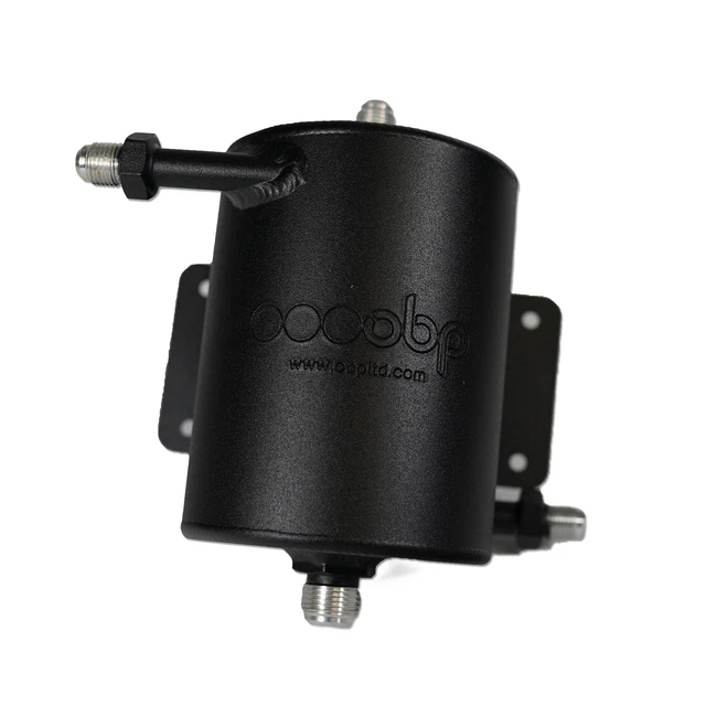 OBP Dark Matter 1 Ltr pentola vorticosa carburante - raccordo AN (JIC) - montaggio paratie