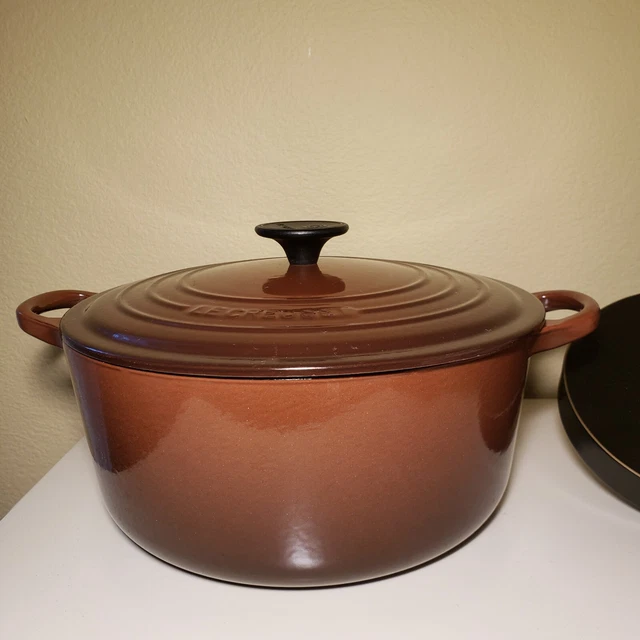 Le Creuset 5-1/2 Quart Color Chestnut Dutch Oven Williams Sonoma Gourmet Home 