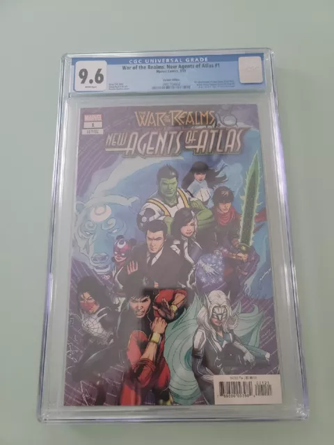 War of the Realms New Agents of Atlas #1 CGC 9.6 1:50 Zircher Variant