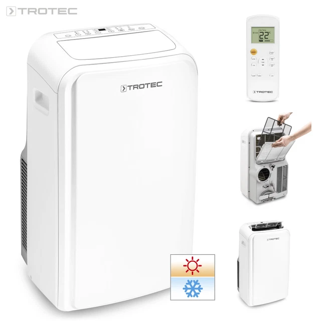 TROTEC Climatiseur Mobile PAC 3500 SH | Chauffage | Déshumdificateur | 3,5 kW